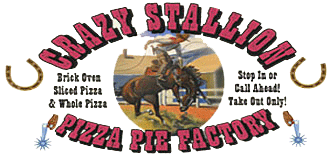 Crazy Stallion Pizza Pie Company located inside the Umbrella Factory, Naples Maine